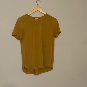 Mustard yellow blouse